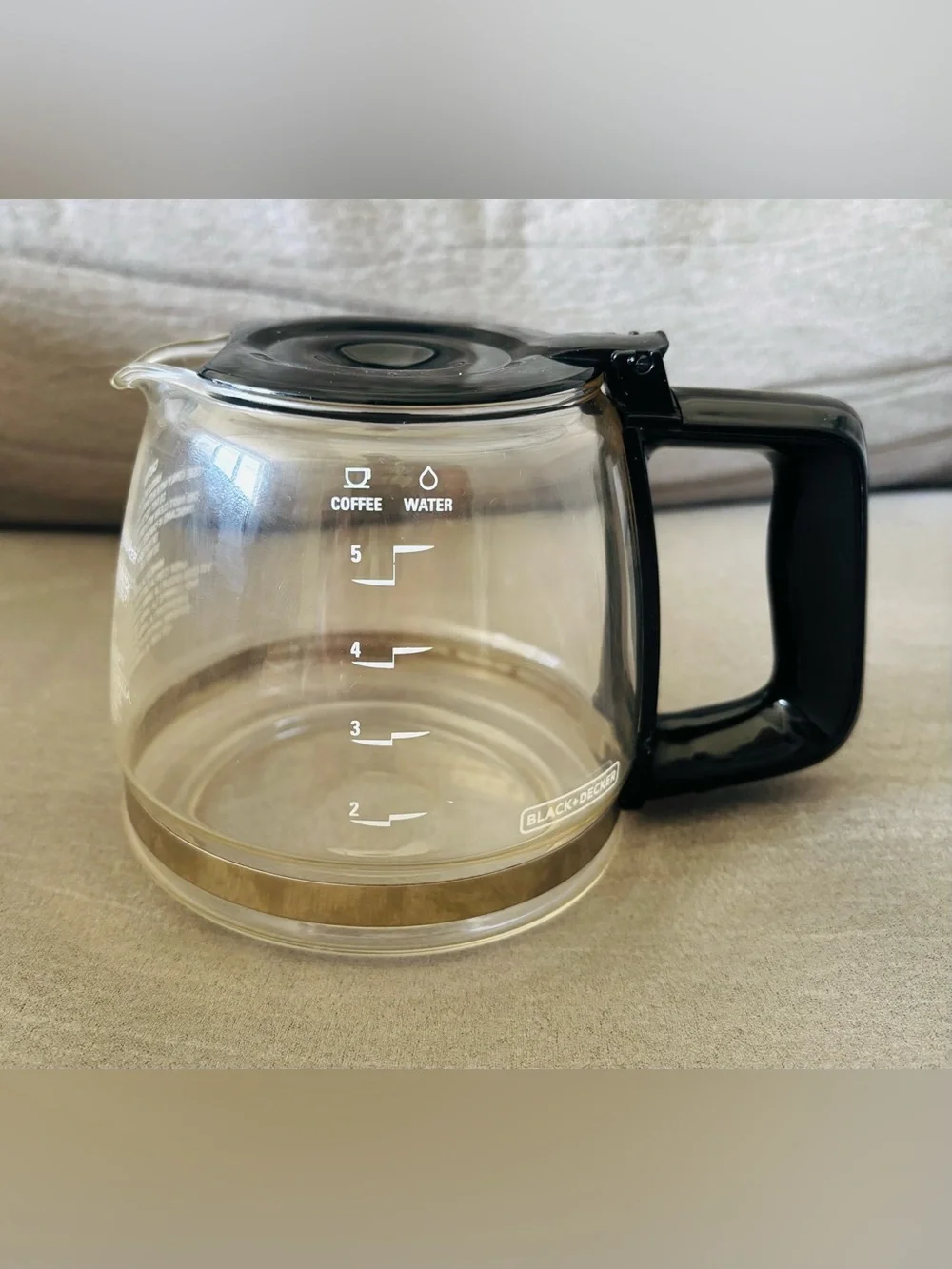 Black & Decker 5-Cup Replacement Glass Carafe Coffee Pot DCM600B